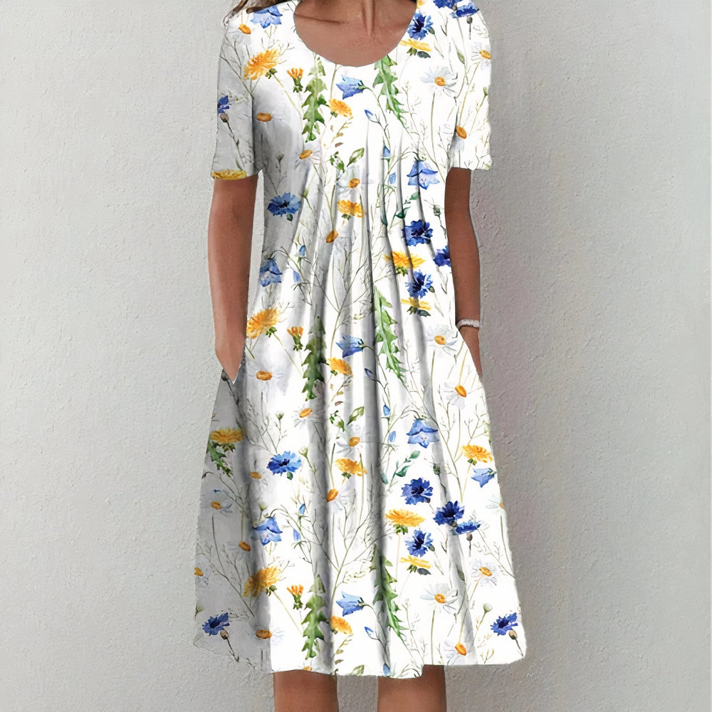 Summer Dress Women Ulla – Elegant Cotton Dress with Breathable Comfort & Timeless Design
