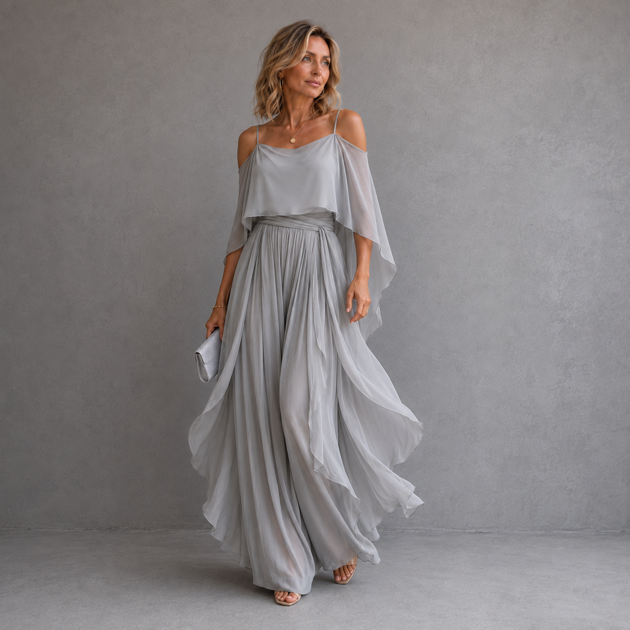 Ivah™ Off-Shoulder Flowy Set