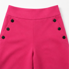 Highline – Sailor-Button Wide-Leg Trousers