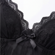 Veloure – Floor-Length Lace Mesh Nightdress