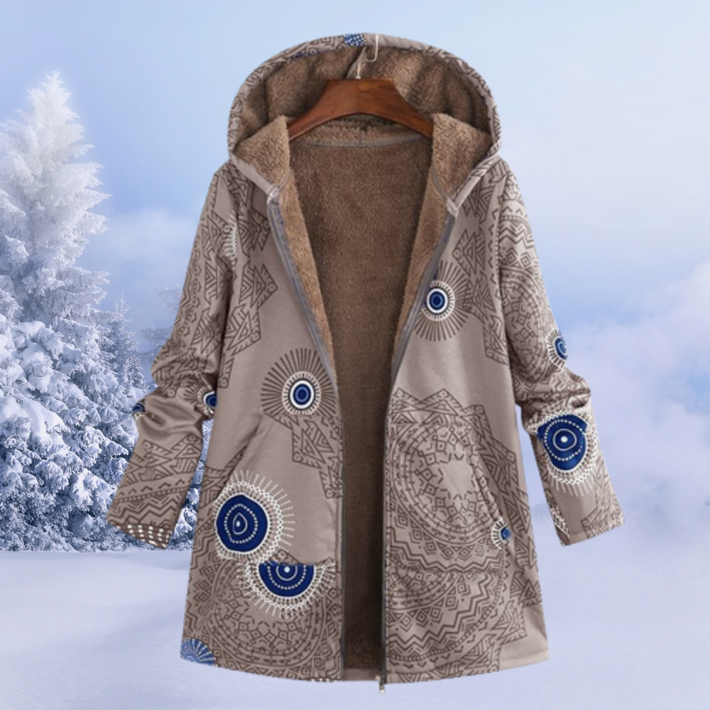 Cleo Women's Jacket – Comfortable & Modern Cozy Hooded Jacket for Winter