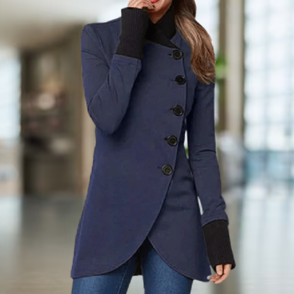 Cindi Women's Coat – Asymmetric Winter Warm & Elegant Coat for Daily Comfort
