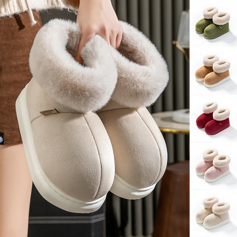 Valentin Men's Winter Plush Boots – Warm, Comfortable & with Non-Slip Sole