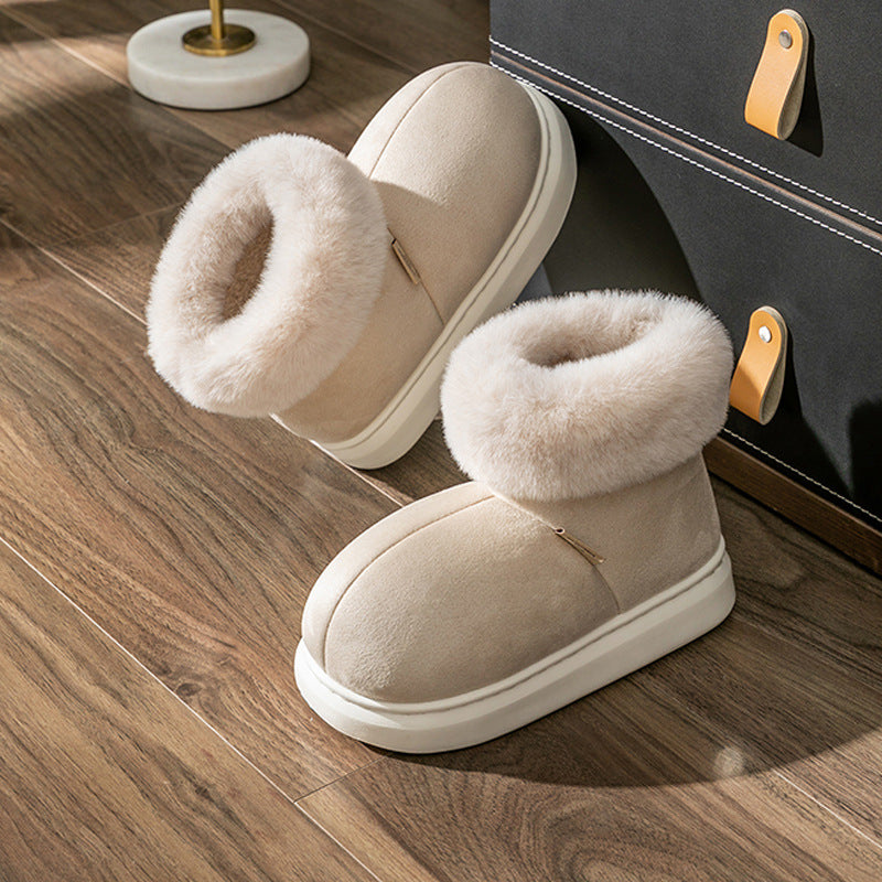 Valentin Men's Winter Plush Boots – Warm, Comfortable & with Non-Slip Sole