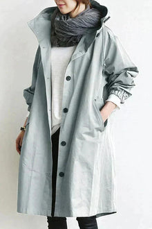 Elizabeth Raincoat for Women – Urban Waterproof with Oversize Breathable Hood