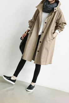 Elizabeth Raincoat for Women – Urban Waterproof with Oversize Breathable Hood