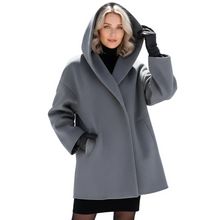 Vicky Oversized Coat for Women – Long Elegant Jacket with Wide Lapels & Flowing Cut