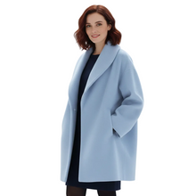 Vicky Oversized Coat for Women – Long Elegant Jacket with Wide Lapels & Flowing Cut