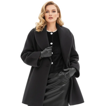 Vicky Oversized Coat for Women – Long Elegant Jacket with Wide Lapels & Flowing Cut
