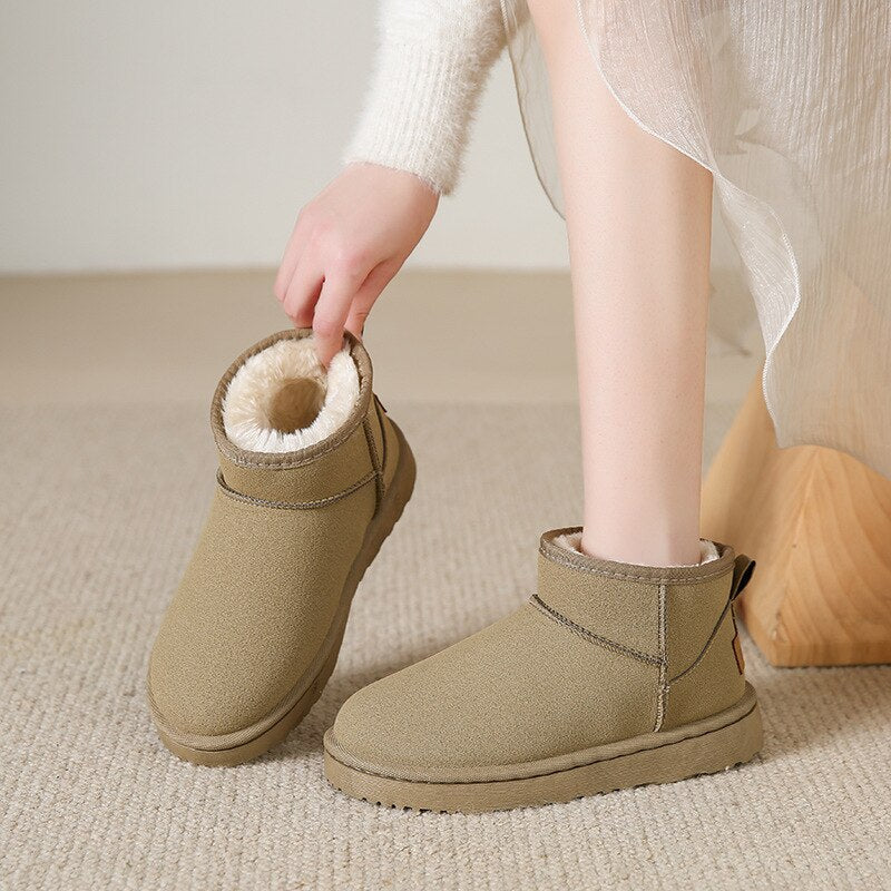 Vera Winter Boots Women – Warm Easy-to-Wear Ankle Boots with Cozy Lining