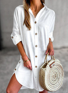 Nova Dress Shirt Woman – Lightweight Summer Dress with Casual Elegance and Loose Fit