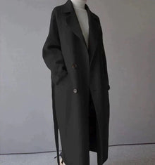 Isabelle Women's Long Wool Coat – Elegant & Comfortable Timeless Winter Coat