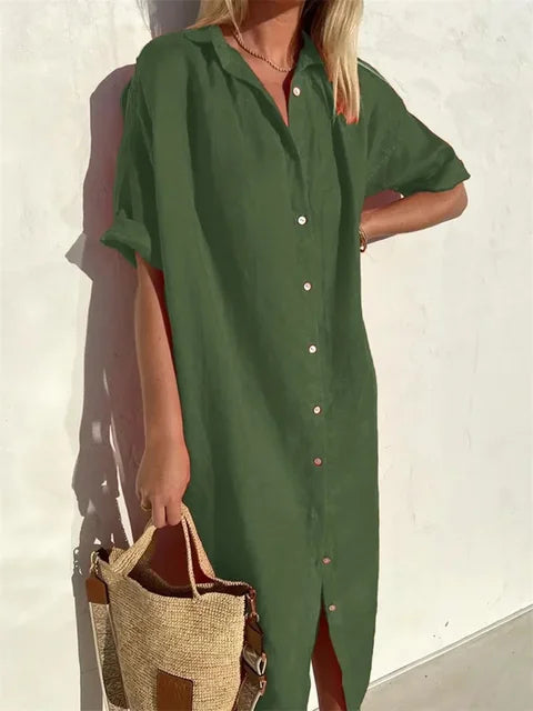 Elara Summer Dress Women – Chic and Light Dress with Elegant Cut for Sunny Days
