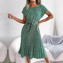 Julia Robe Summer Woman – Light Floral Dress with Loose Fit & Scoop Neckline