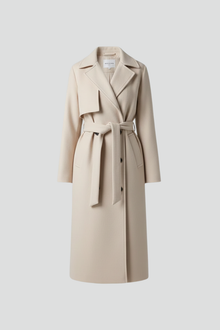 Charlotte Beaumont | Double Breasted Long Coat For Women
