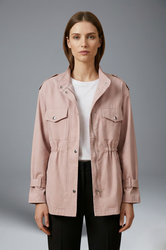 Vivienne Laurent | Double Breasted Utility Jacket For Women