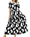 Black White