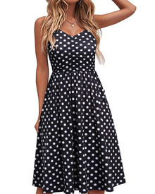 Reese Women's Summer Robe – Adjustable Straps, Ruched Waist & Pockets