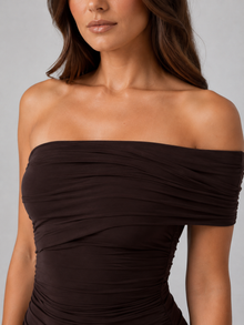 Women's Premium Asymmetrical Maxi Dress – Elegant One-Shoulder Dress