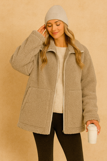 Amélie Dubois | Luxe Teddy Fleece Jacket For Women
