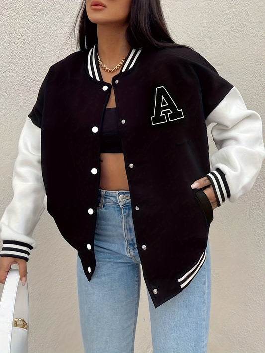 Giulia Moretti | Contrast Bomber Jacket For Women