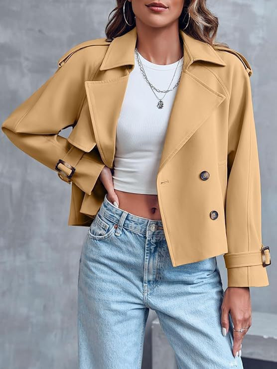 Aurélie Voss | Cropped Trench Coat For Women