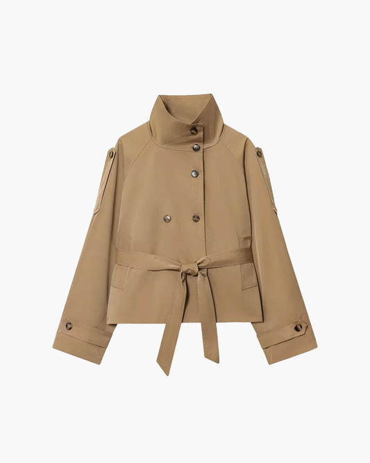 Colette Virelli | Cropped Trench Jacket For Women