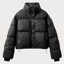 Juliette Moreau | Cropped Puffer Jacket With Luxe Finish For Women