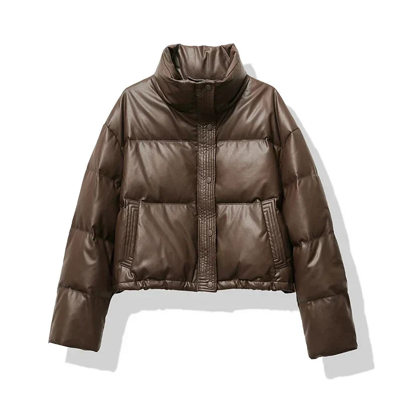 Camille Laurent | Cropped Puffer Jacket For Women