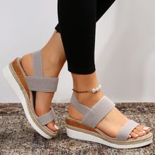 Anna Platform Sandals Women – Elastic Straps & Comfortable Summer Sandals with Stylish Look