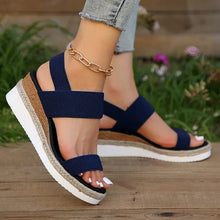 Anna Platform Sandals Women – Elastic Straps & Comfortable Summer Sandals with Stylish Look