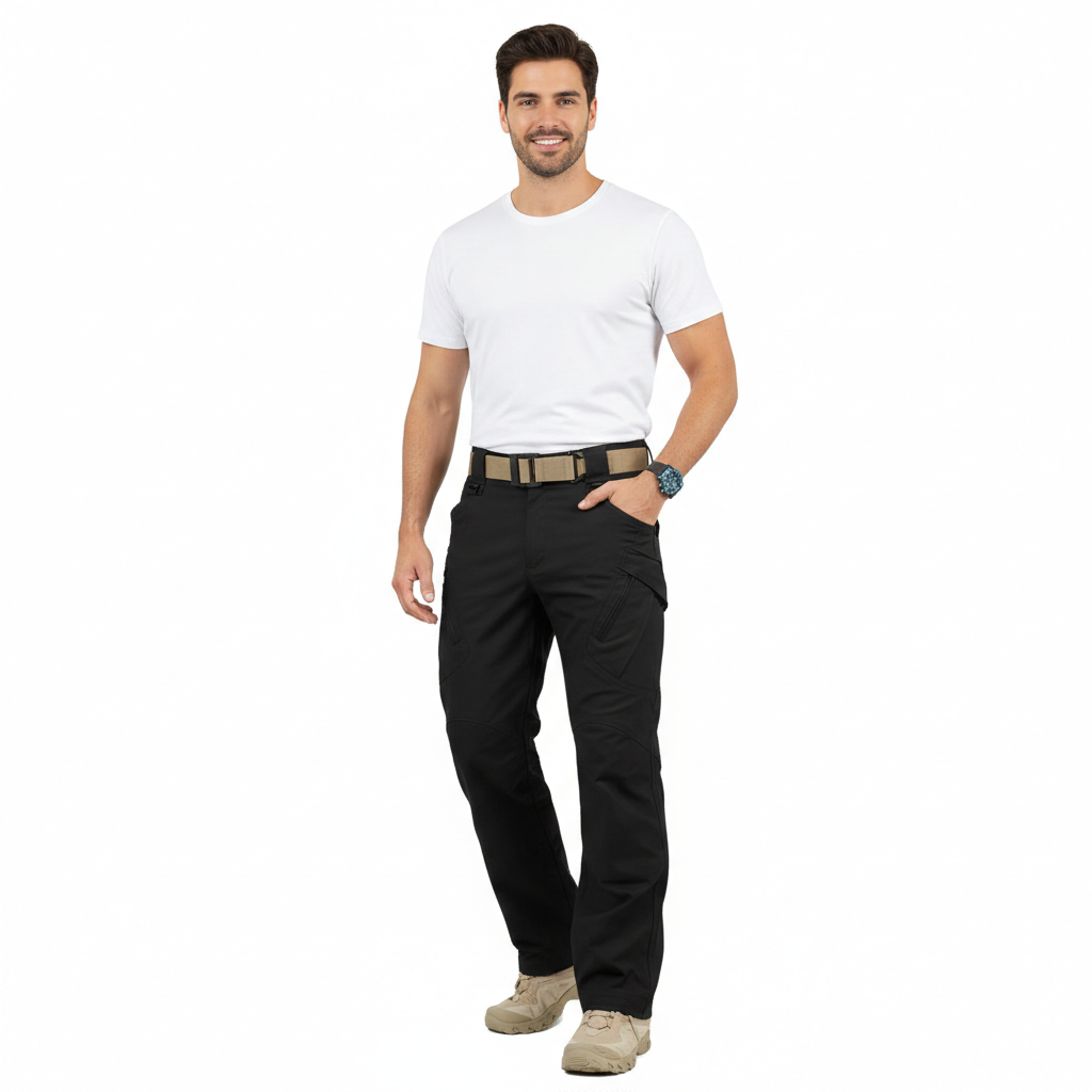 Zac Men's Waterproof Cargo Pants – Outdoor & Work with Comfortable Fit
