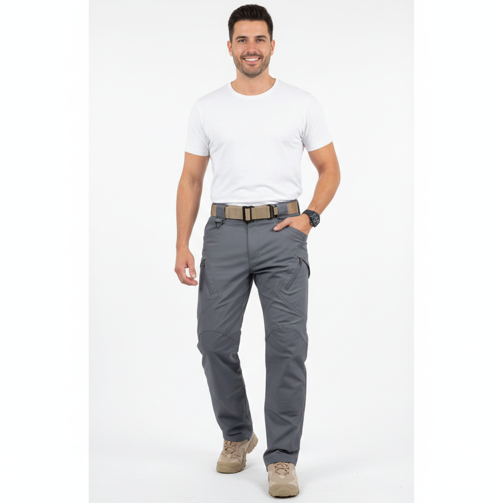 Zac Men's Waterproof Cargo Pants – Outdoor & Work with Comfortable Fit