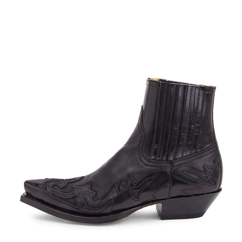 Nyomi Women's Western Boots – Leather Cowboy Boots with Non-Slip Sole & Chic Style