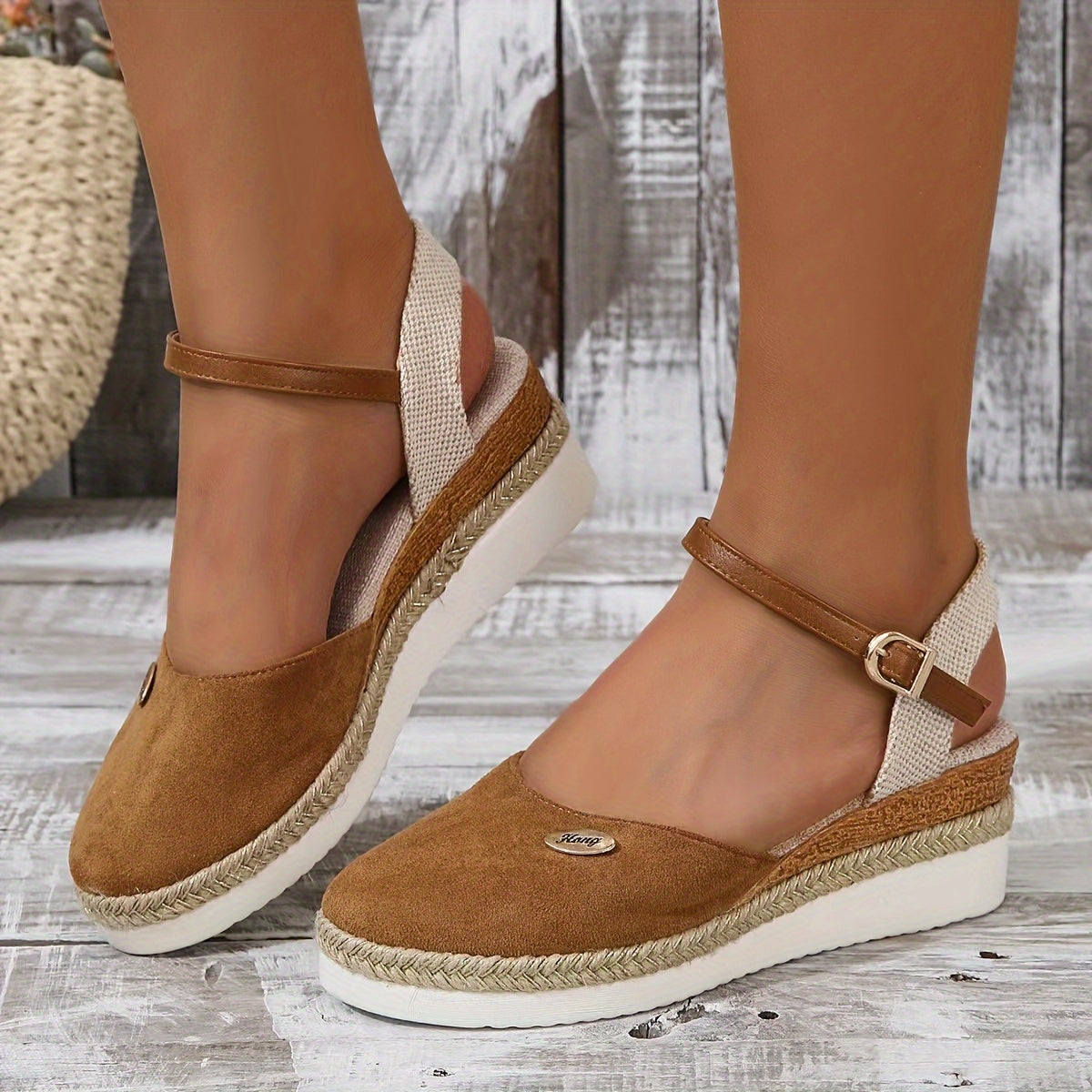 Zanira Women's Sandals – Chic and Comfortable Closed-Toe Wedge Sandals for Summer