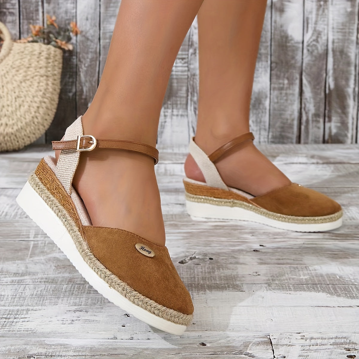 Zanira Women's Sandals – Chic and Comfortable Closed-Toe Wedge Sandals for Summer