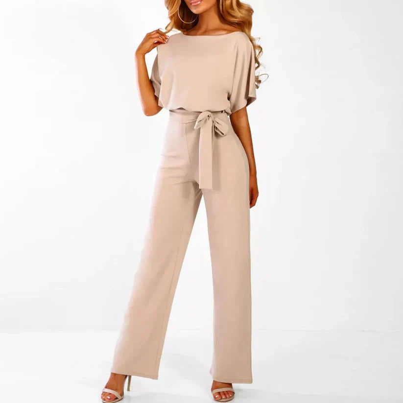 Tabitha Women's Jumpsuit – Elegant Jumpsuit with Bow Detail & Flattering Cut