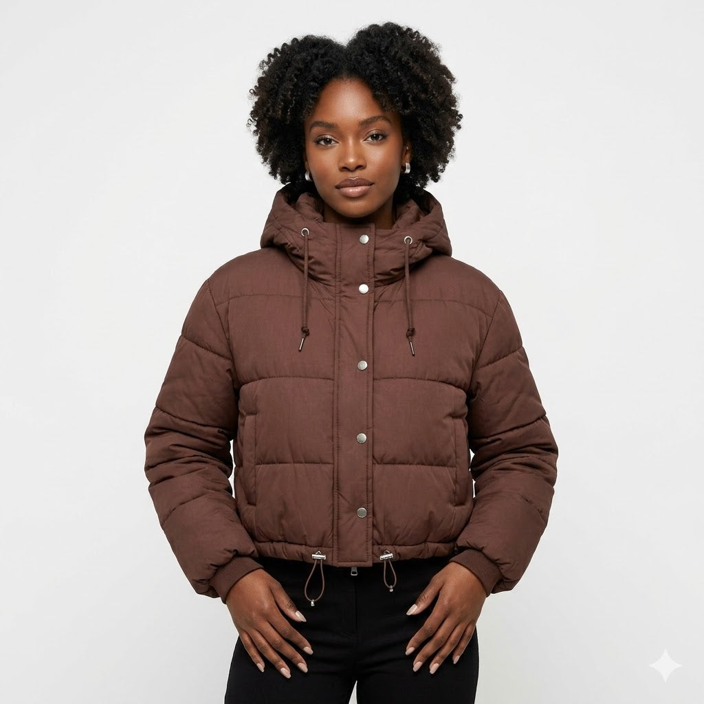 Valentina Moreau | Cropped Puffer Jacket For Women