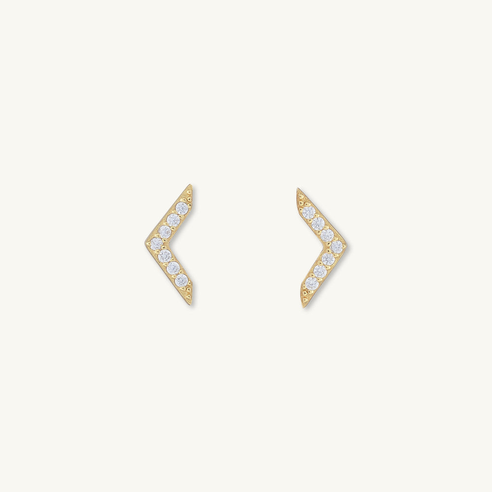 Accelerate Sapphire Stud Earrings