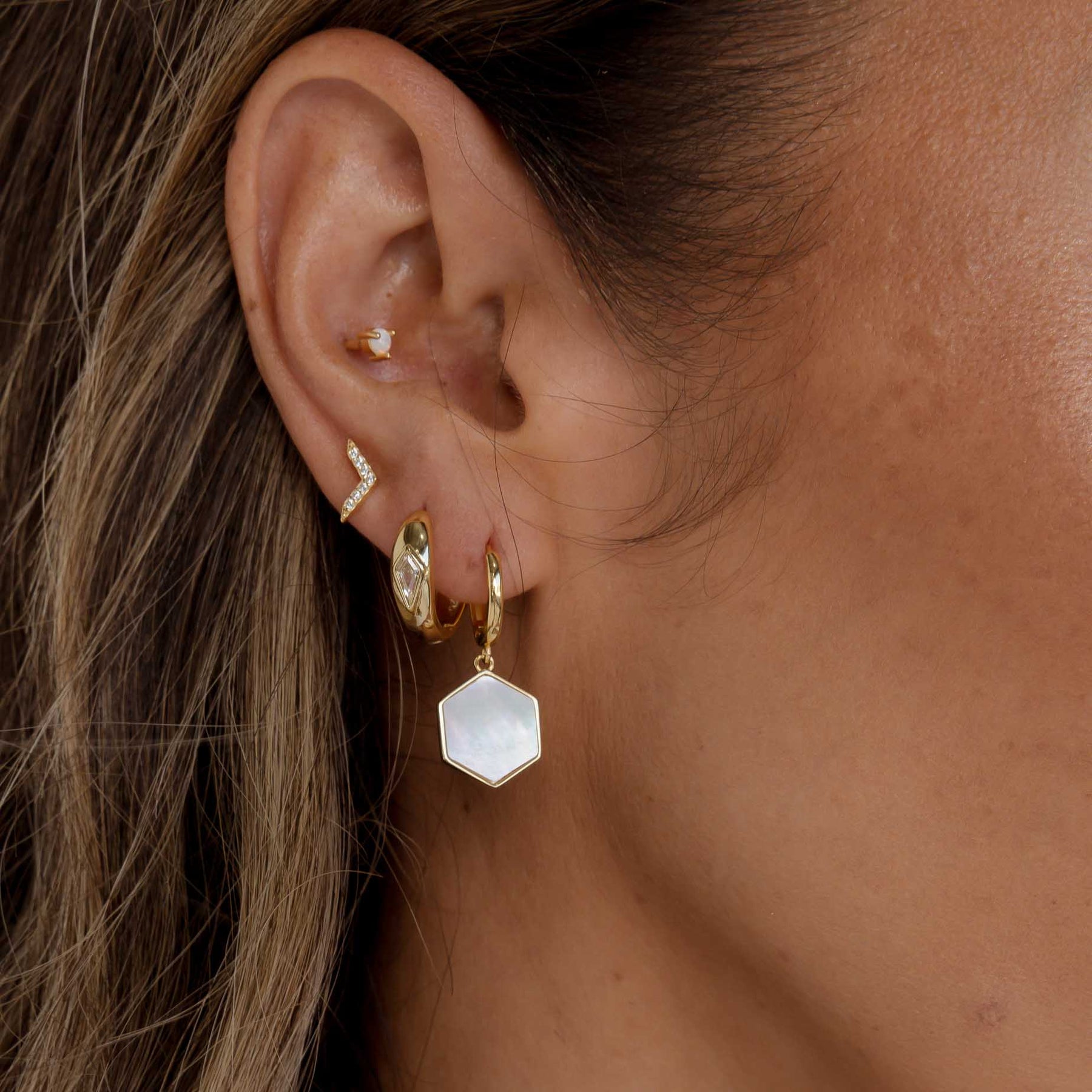 Accelerate Sapphire Stud Earrings