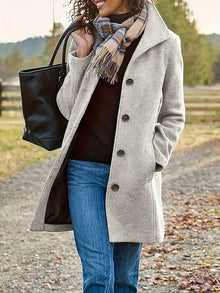 Brianna Coat Woman – Elegant Winter Coat with Warm Lining & Feminine Cut
