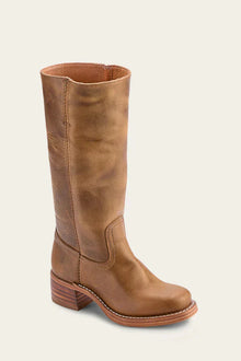 Shaina Women's Western Boots – High Block Heel Boots with Leather Look & Iconic Style