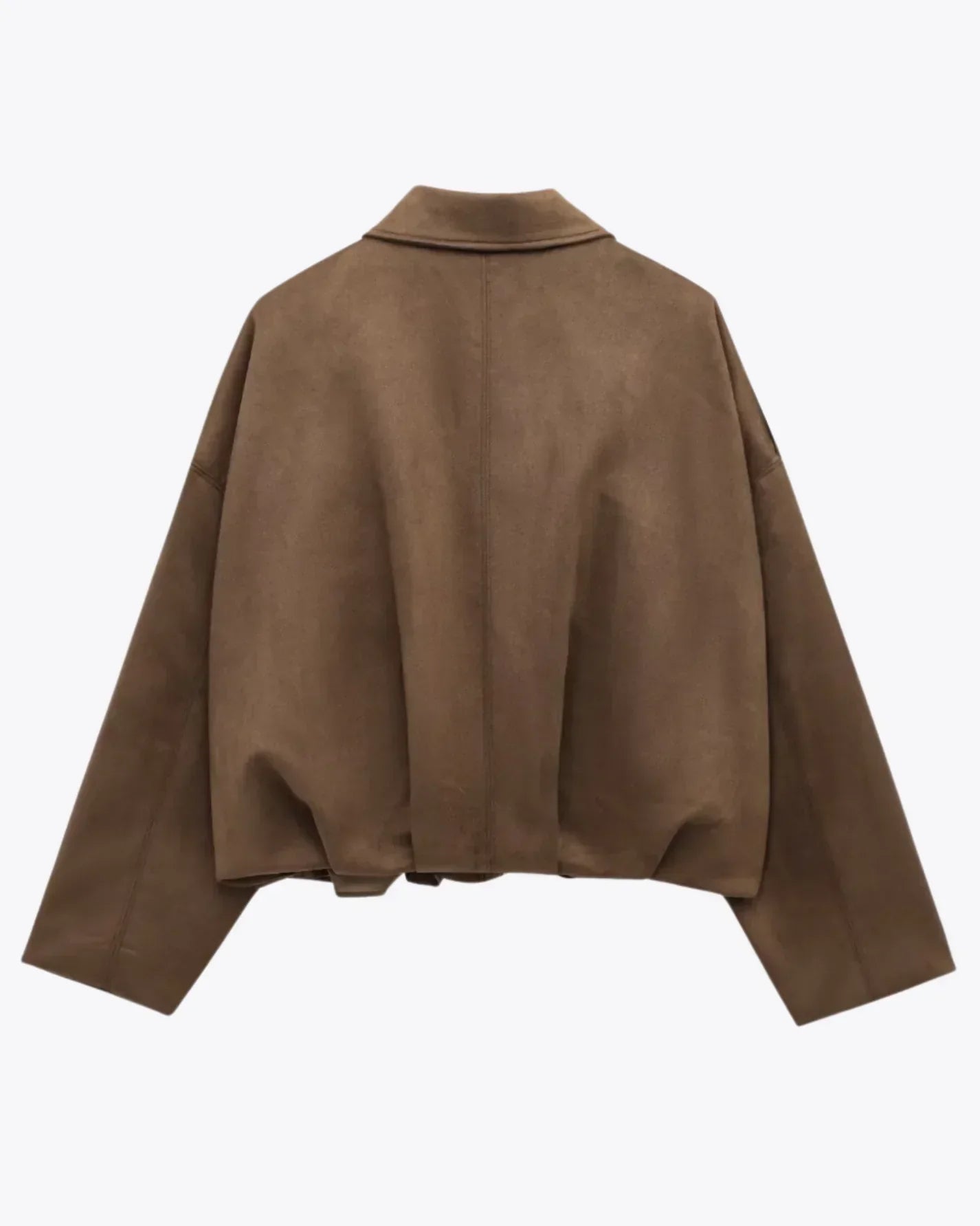 Fabiane Women's Suede Jacket – Oversized Fit & Timeless Premium Elegance