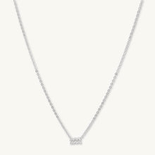 Aquarius Sapphire Charm Zodiac Star Sign Necklace