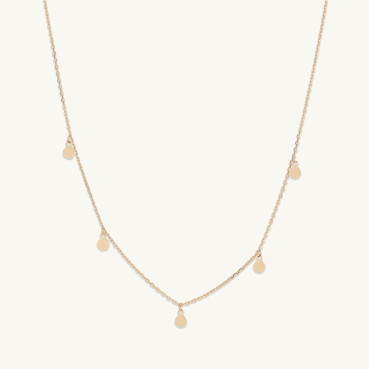 Aria Disc Dangling Necklace
