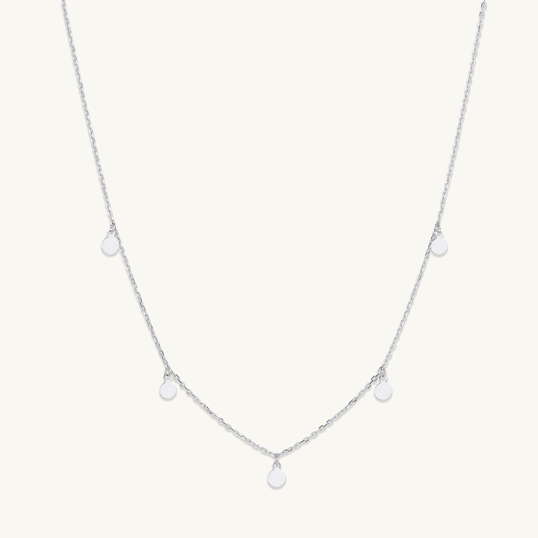 Aria Disc Dangling Necklace