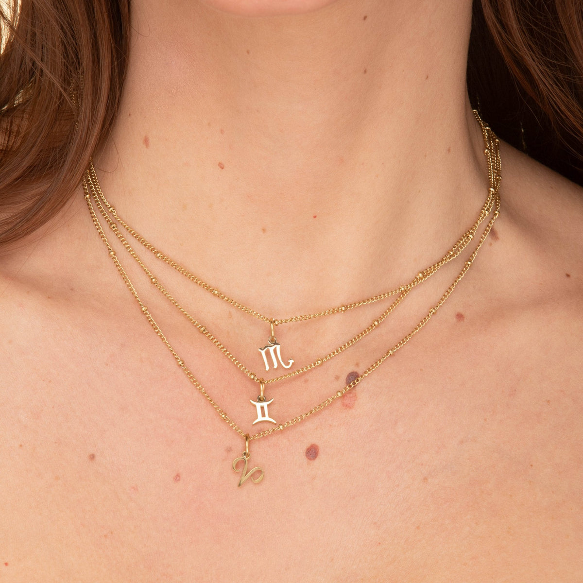 Aries Pendant Zodiac Star Sign Necklace