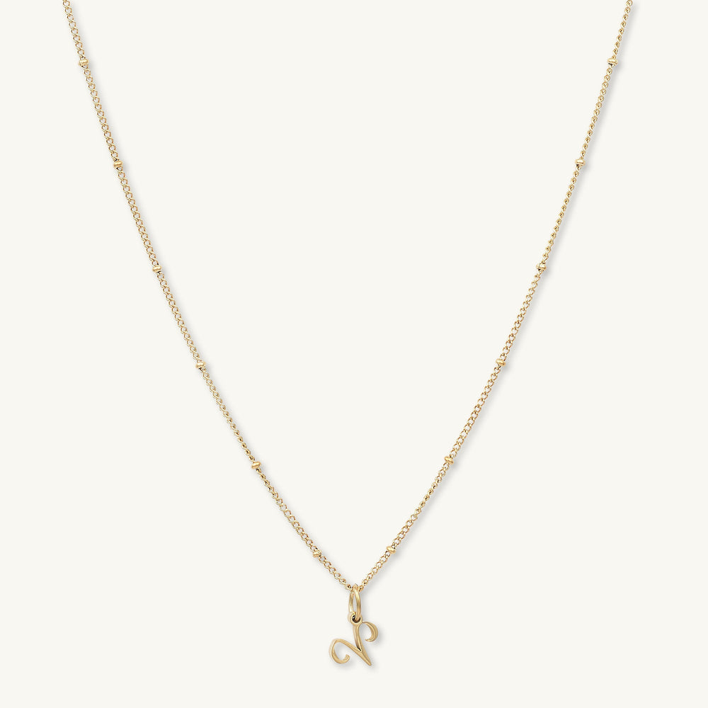 Aries Pendant Zodiac Star Sign Necklace