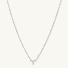Aries Sapphire Charm Zodiac Star Sign Necklace