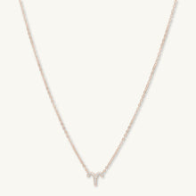 Aries Sapphire Charm Zodiac Star Sign Necklace